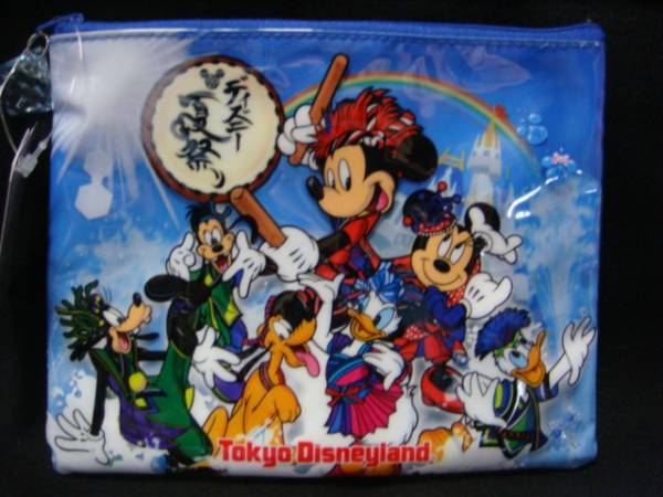 TDLポーチ ディズニー夏祭り拍卖