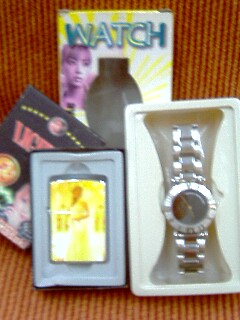 浜崎あゆみ マジック時計 & ライター拍卖