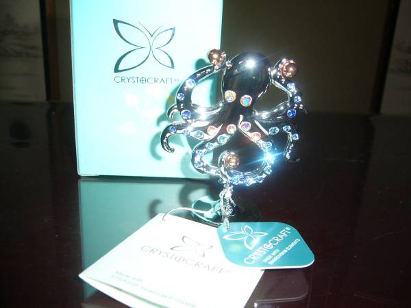 ☆★新品「スワロフスキー(クリスタル置物:オクトパス)」2★☆拍卖