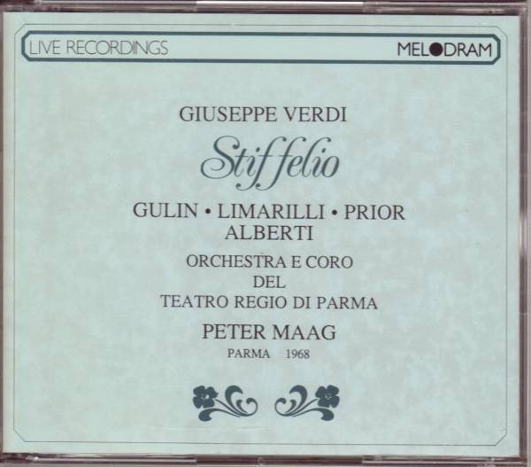 ヴェルディ 歌劇「スティッフェーリオ」 2CD マーク リマリッリ拍卖