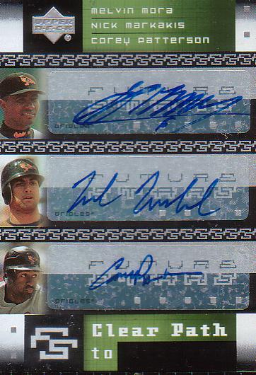 07 FUTURE STARS'MORA MARKAKIS PATTERSON' TRIPLE 直筆サイン拍卖