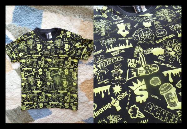 総柄 EVER LASTING RIDE Tシャツ Mサイズ 即決あり 早い者勝ち拍卖