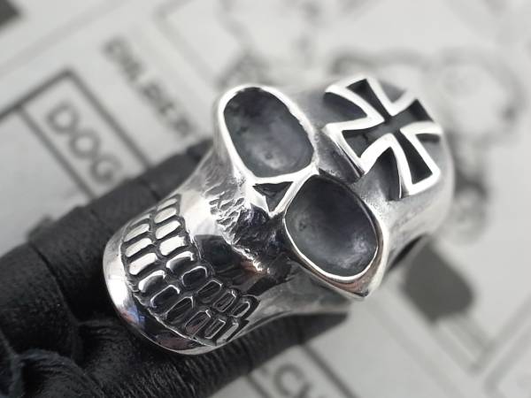 ★新入荷★シルバーSilverスカル&レザーブレスレット拍卖