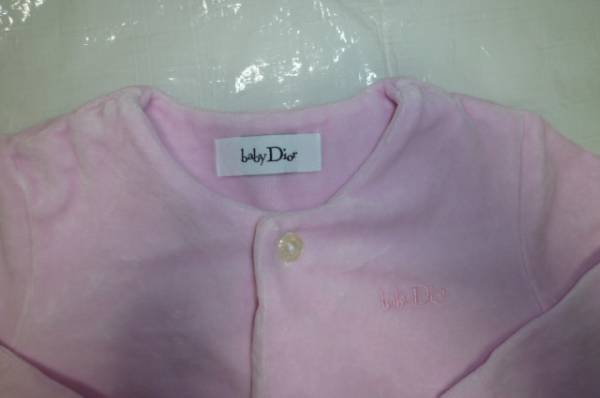 新品babyDiorベロアカーディガン80cm拍卖