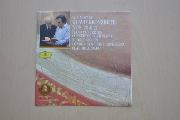 モーツァルト:ピアノ協奏曲第20番&第21番@ルドルフ・ゼルキン/クラウディオ・アバド&ロンドン交響楽団/MOZART・3D COLLECTION/輸入盤拍卖