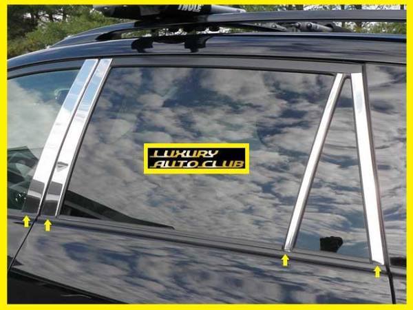 2006-2012 トヨタ RAV4 30 高級クロームピラー8ピースセット メッキ高品質 クロ-ムパネル 鏡面 メッキ トリム エアロ カスタム 米国製拍卖