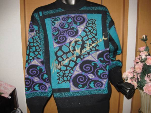 ★送料無料★新品/タグ付★MARIANO RUBINACCI/高級金糸混セーター★L&M★拍卖