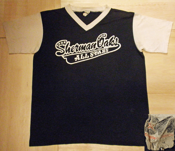 M【80's/ナンバリングTシャツ】2トーン Vネック ンテージ 古着拍卖