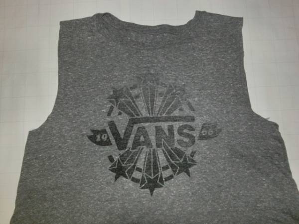 ☆USA購入 【VANS】ロゴプリントショート丈タンクトップ US M☆拍卖