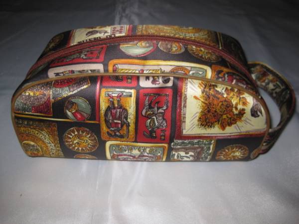 ★☆美品/BORCHIA/セカンドポーチ☆BAGinBAG★21×11cm★拍卖