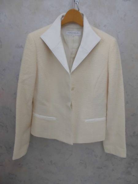 MOGA(モガ)袖裏&衿合成皮革素材ジャケット☆1拍卖