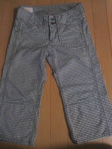 BettySmithベティスミス ギンガムチェック ワーク8パンツ 未販売拍卖