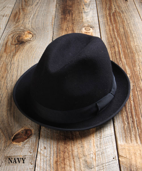 新品*フリークスストア*ネイビーウール中折れハット*拍卖