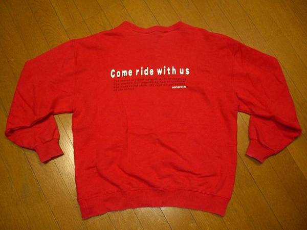 #古着屋大和 ブランド古着 ヴィンテージ ビンテージ オールド come ride with us honda HONDA ホンダ スウェット トレーナー バイク拍卖