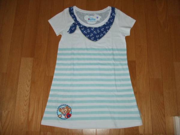 香港ディズニー限定☆Tシャツ☆ダッフィー☆M☆マリン風☆新品拍卖