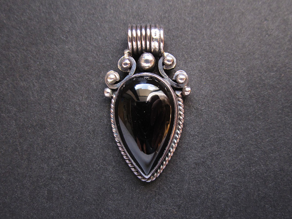 アゲイト & 925シルバー ペンダントトップ 38 インディアンジュエリー ナバホ ホピ ズニ拍卖