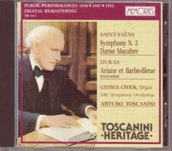 サン=サーンス 交響曲第3番etc トスカニーニ クルーク MEMORIES拍卖