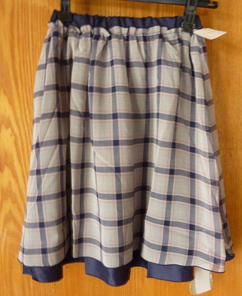 新品 W58-64cm 平ゴム ギャザースカート ♪丈55拍卖