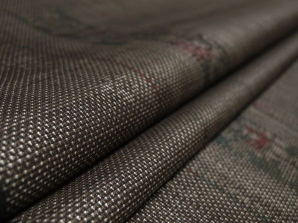 正絹 本場奄美大島紬 証紙付き 九マルキ 安楽仲次 反物拍卖