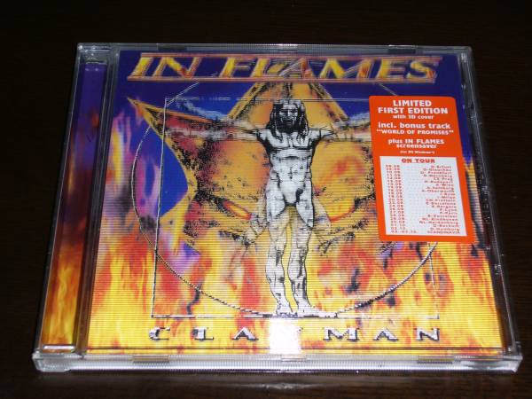 輸入盤 IN FLAMES / CLAYMAN 限定3Dカバー+ボーナス1曲+α拍卖
