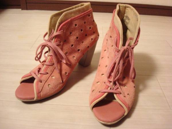 ホーキンス Hawkins スエード サンダル ショートブーツ L 24.0cm拍卖