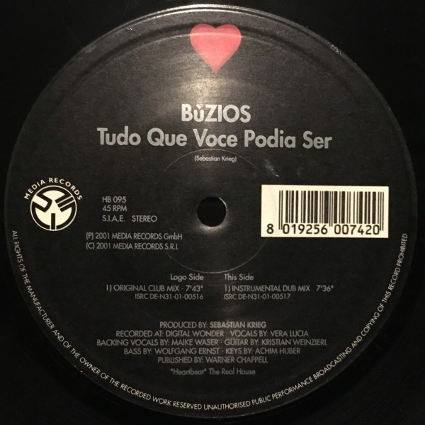 Bzios / Tudo Que Voce Podia Ser拍卖