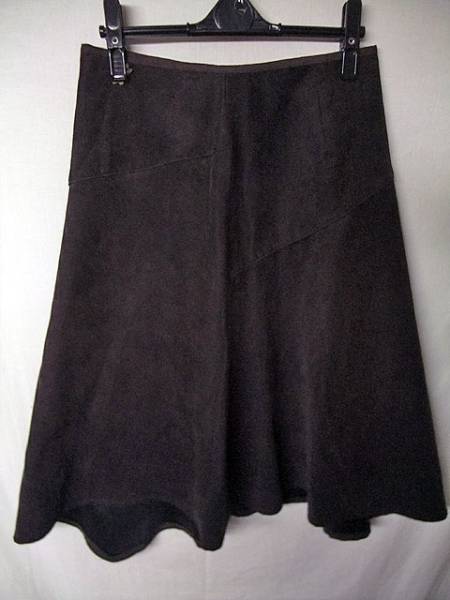 ◆MICHEL KLEIN ミッシェルクラン◆スエード地スカート◆38◆拍卖