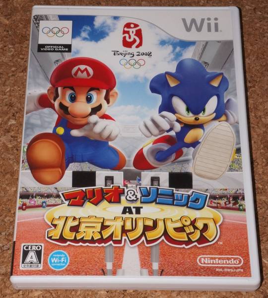 ★中古★Wii マリオ&ソニック AT 北京オリンピック拍卖