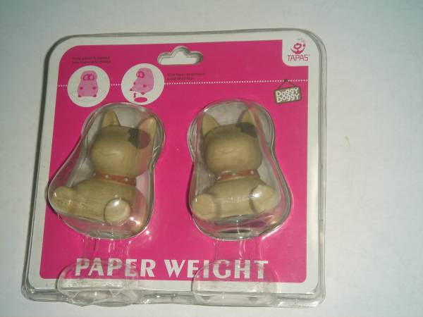 新品☆かわいい犬のペーパー押さえ(Paper Weight)2個セット拍卖