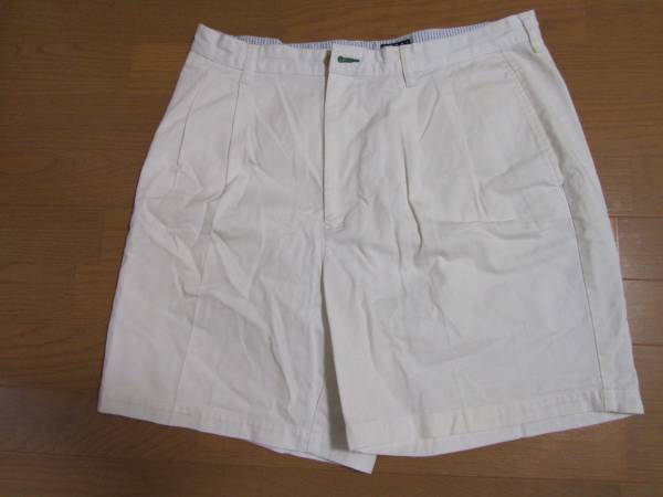 【TOMMYHILFIGER】トミーヒルフィガー チノショートパンツ 白 35拍卖
