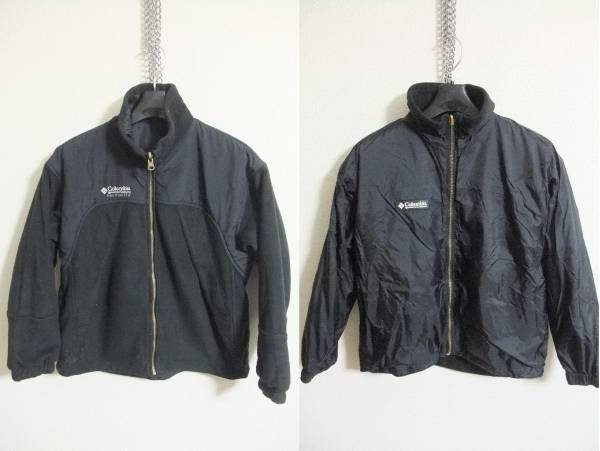☆☆送料無料☆☆Columbia★リバーシブルジャケット★ナイロンフリース★黒★z20拍卖