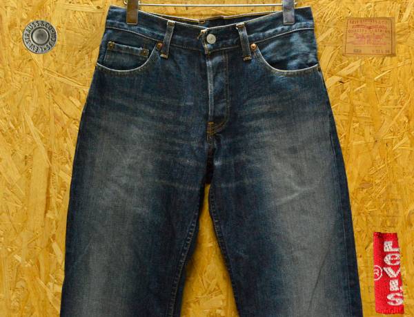 廃盤 リーバイス522-03ローライズストレートW31(83cm) 股下78cm拍卖