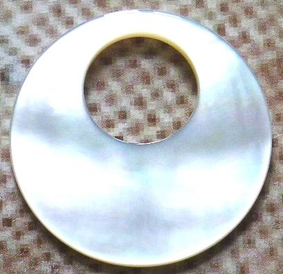 ★☆白蝶貝  パーツ 大きな穴 アクセに 25mm ☆拍卖