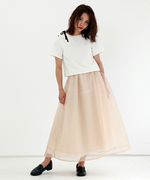 BLONDY ReLISH シフォンロングスカート マキシ サイズ S M FREE拍卖