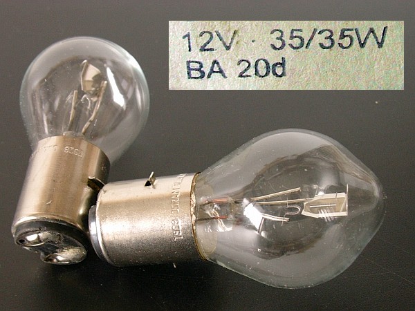 ヘッドライトバルブセット(35/35W)フィアット500D/600用拍卖