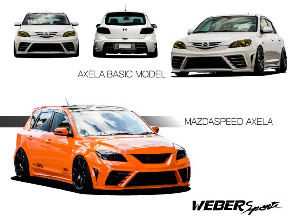 ●ウェーバースポーツ★アクセラbk3pbk5pbkep用エアロセット拍卖