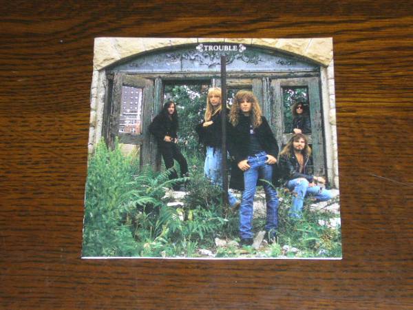 輸入盤 廃盤 TROUBLE 4thアルバム 1990年盤 10曲入り拍卖