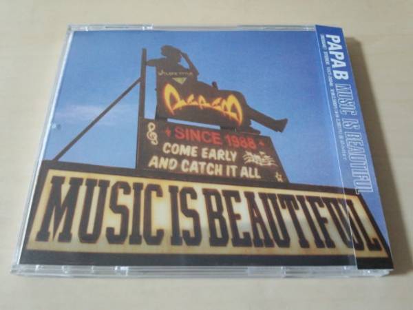 PAPA B CD「MUSIC IS BEAUTIFUL」レゲエ●拍卖