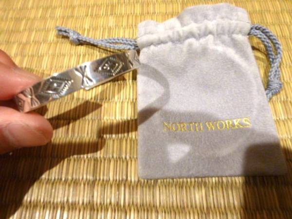 ノースワークス ネイティブ柄 裏刻印 シルバー バングル 夏に最適! 腕輪拍卖