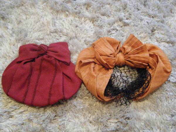 ヘアーアクセアリー まとめ髪用 リボン2セット デパート購入拍卖