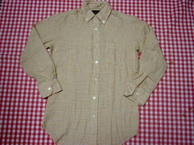 【USED】Mr.MACHOボタンダウン格子チェックシャツ拍卖