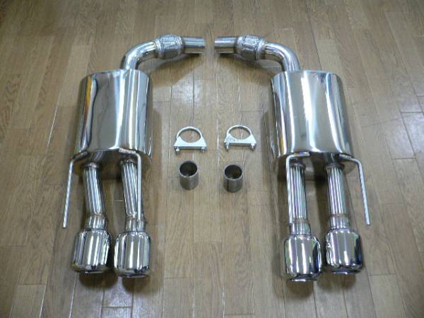 ★★ 社外品 W221 後期 W216後期 スクエア ステンレスマフラー ベンツ用⑫ ⑩★拍卖