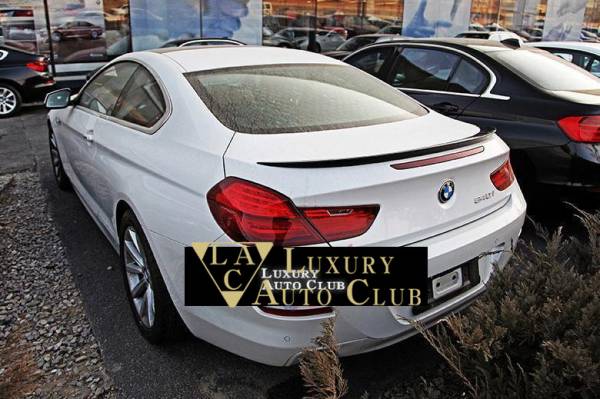 BMW 6シリーズ F06 F13 グラン カーボン リアスポイラー エアロ トランクスポイラ- リアルカ-ボン綾織り 外装カスタム拍卖