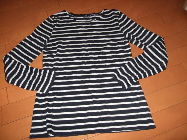 即決難有○プチバトー ボーダーカットソー○16ANSレディス拍卖