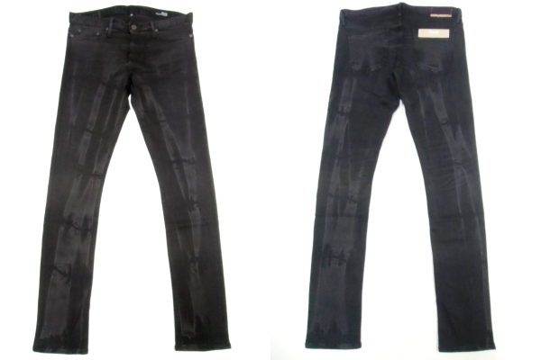 新品 thvm ゼム ブラックデニムパンツ拍卖