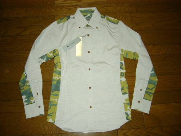 新品 rebellion-ops リベリオン オプス 迷彩切替 シャツ 4 灰 長袖 AKM拍卖