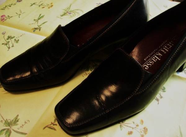 SCHritt klasse イタリア製高級パンプス 黒 35 1/2 USED拍卖