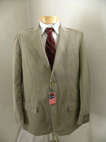 |o_o|Merona(1n)ジャケット175-180cm40R純綿新品タグ付拍卖