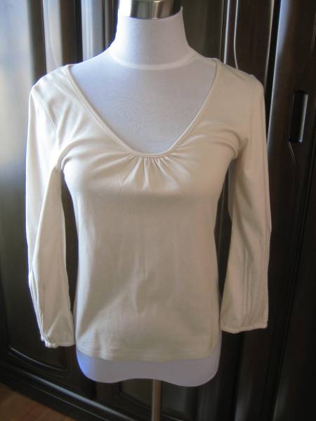 ★アンテプリマ カットソー 7分丈 ベージュ サイズ40★拍卖