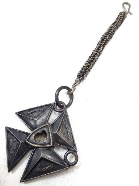 ビンテージ アンティーク 骨董 秘密結社 フリーメイソン 希少 キーチェーン アクセサリー 装飾 パーツ レア 十字 珍品 古道具 ディスプレイ拍卖